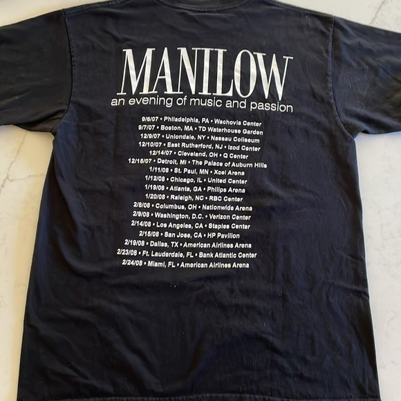 BARRY MANILOW 2007/08 CONCERT TEE - Picture 5 of 7